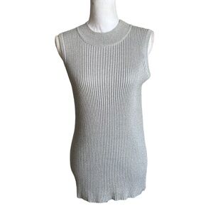 The Icing metallic Sleeveless Top Size Small